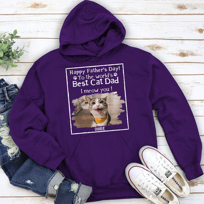 Best Cat Dad - Personalized Custom Hoodie