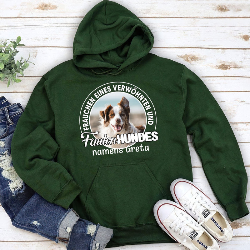 Faulen Hundes - Personalisiertes Hoodie