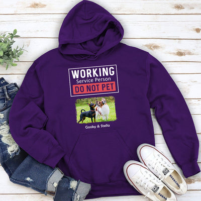 Dogs Working Service Human - Personalized Custom Hoodie