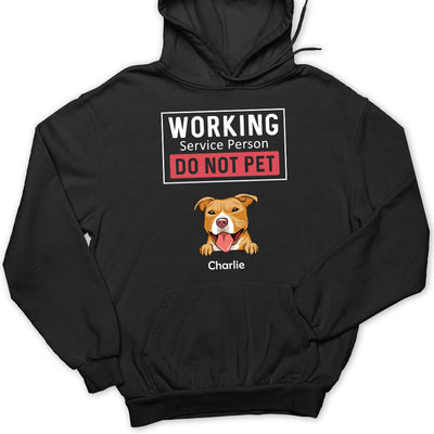 Dogs Working Service Human - Personalized Custom Hoodie