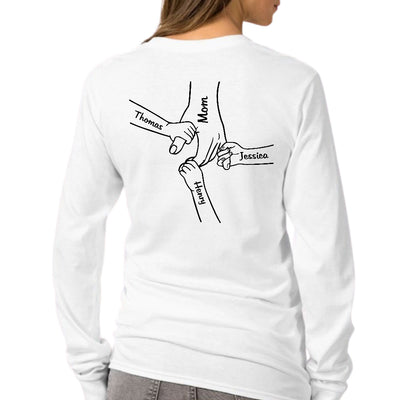 Hand In Hand - Personalized Custom Long Sleeve T-shirt