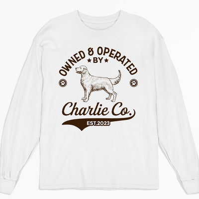 Dog Co. - Personalized Custom Long Sleeve T-shirt