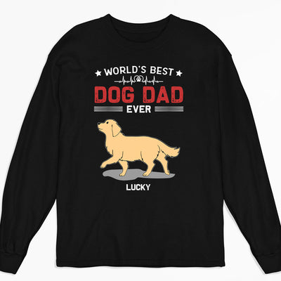 World's Dad Mom - Personalized Custom Long Sleeve T-shirt