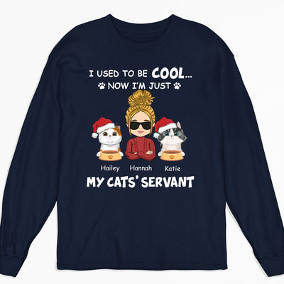 My Cat Servant - Personalized Custom Long Sleeve T-shirt