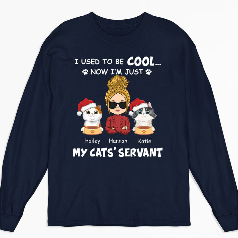 My Cat Servant - Personalized Custom Long Sleeve T-shirt