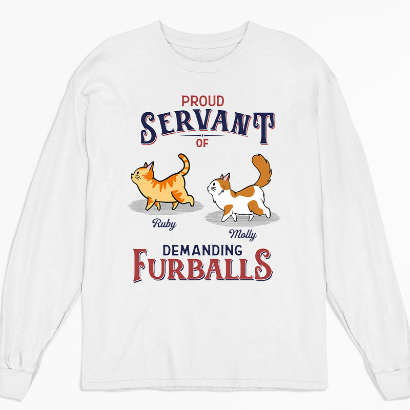 Demanding Furball - Personalized Custom Long Sleeve T-shirt