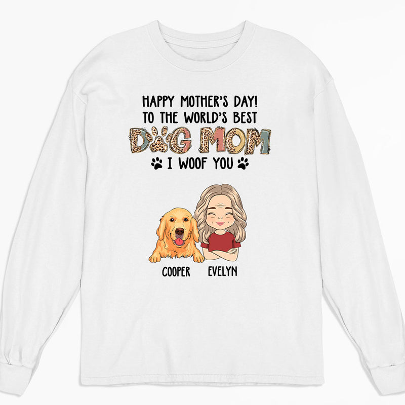 To The Best Mom - Personalized Custom Long Sleeve T-shirt