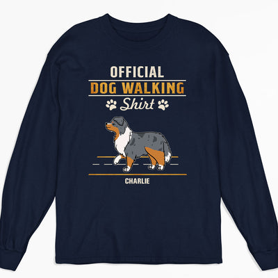 Official Walking Shirt - Personalized Custom Long Sleeve T-shirt