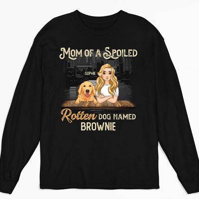 Mom Of Spoiled Dogs - Personalized Custom Long Sleeve T-shirt