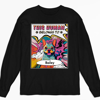 Pop Art This Human - Personalized Custom Long Sleeve T-shirt