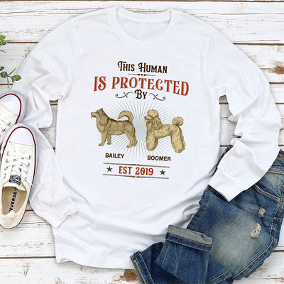 This Human Vintage - Personalized Custom Long Sleeve T-shirt