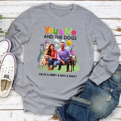 Pawfect Family Moments  - Personalized Custom Long Sleeve T-shirt