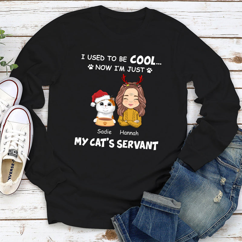 My Cat Servant - Personalized Custom Long Sleeve T-shirt