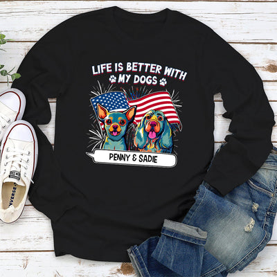 Pop Art Better Life - Personalized Custom Long Sleeve T-shirt