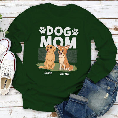 Happy Dog - Personalized Custom Long Sleeve T-shirt