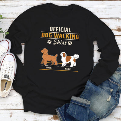 Official Walking Shirt - Personalized Custom Long Sleeve T-shirt