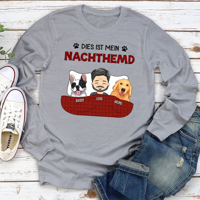 Nachthemd - Personalisiertes Langarm T-Shirt