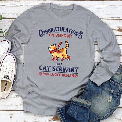 Congratulations - Personalized Custom Long Sleeve T-shirt