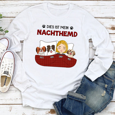 Nachthemd - Personalisiertes Langarm T-Shirt