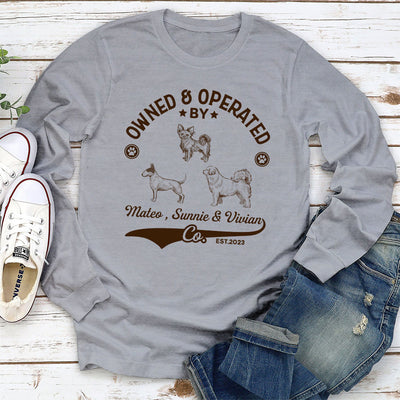 Dog Co. - Personalized Custom Long Sleeve T-shirt