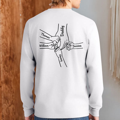 Hand In Hand - Personalized Custom Long Sleeve T-shirt