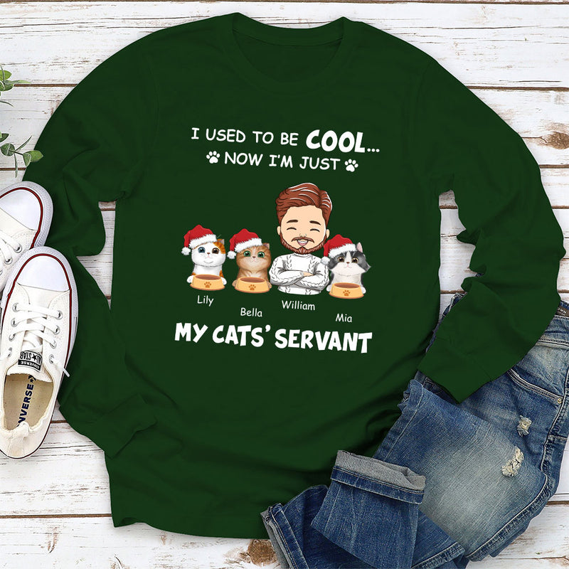 My Cat Servant - Personalized Custom Long Sleeve T-shirt