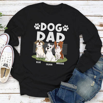 Happy Dog - Personalized Custom Long Sleeve T-shirt