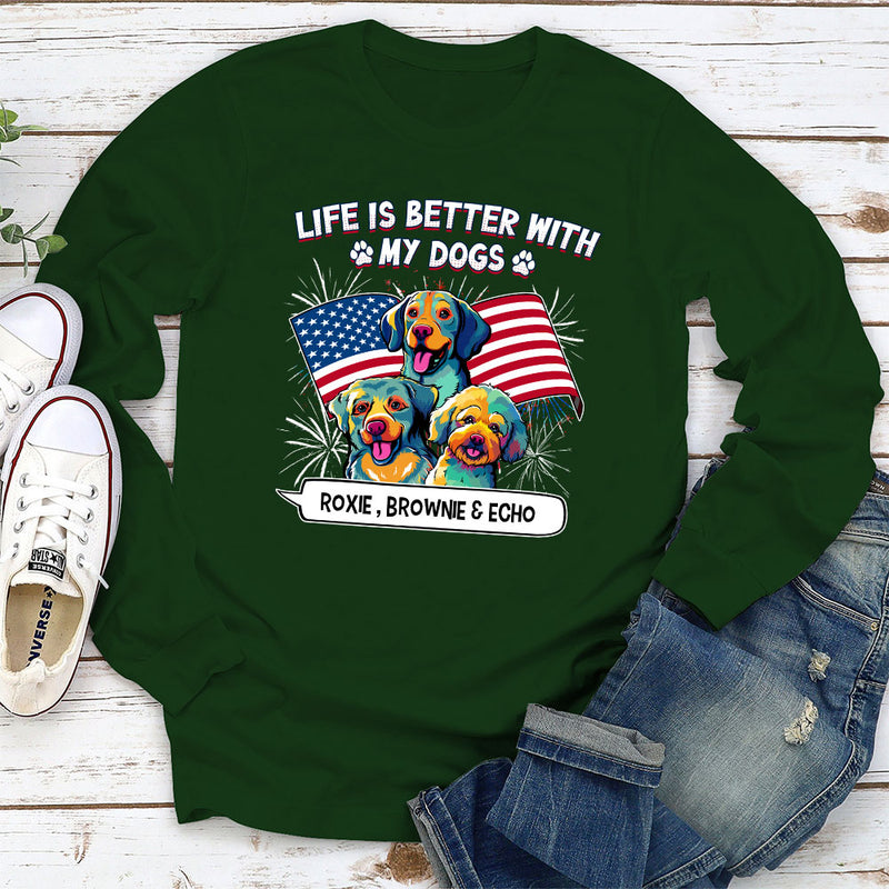 Pop Art Better Life - Personalized Custom Long Sleeve T-shirt