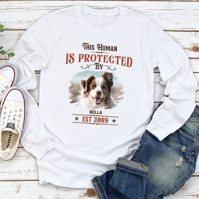 This Human Vintage - Personalized Custom Long Sleeve T-shirt