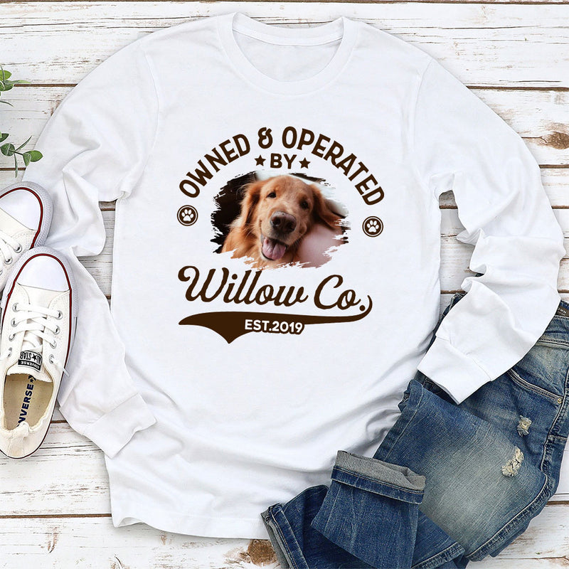 Dog Co. - Personalized Custom Long Sleeve T-shirt