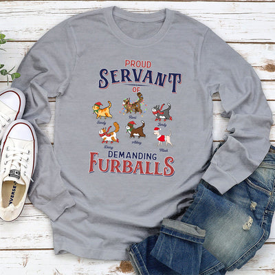 Demanding Furball - Personalized Custom Long Sleeve T-shirt