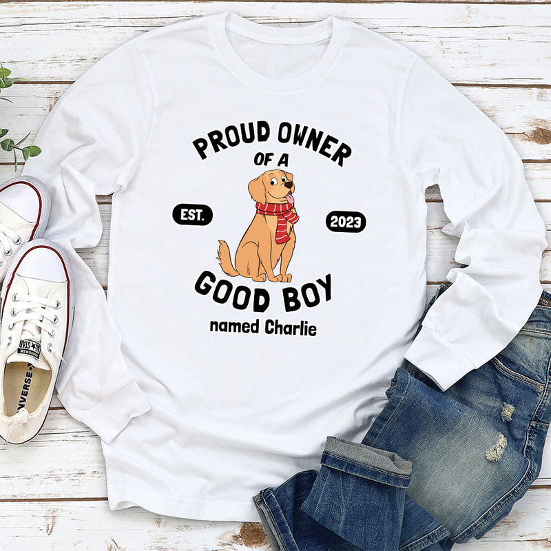 The Proud Owner - Personalized Custom Long Sleeve T-shirt