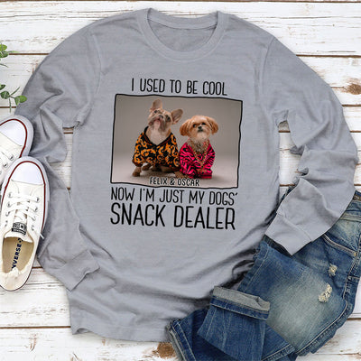 Just A Snack Dealer Photo - Personalized Custom Long Sleeve T-shirt