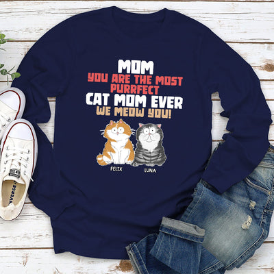 The Most Purrfect - Personalized Custom Long Sleeve T-shirt