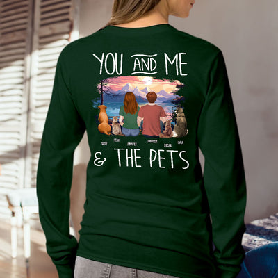 You Me Dogs - Personalized Custom Long Sleeve T-shirt