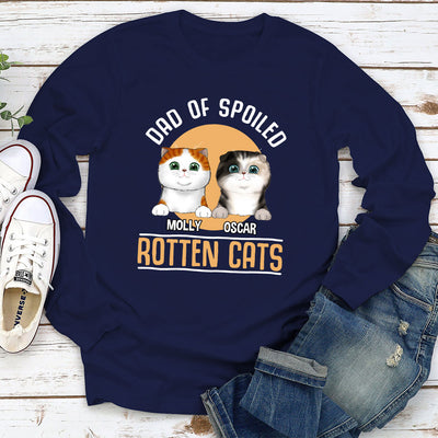 A Spoiled Cat - Personalized Custom Long Sleeve T-shirt