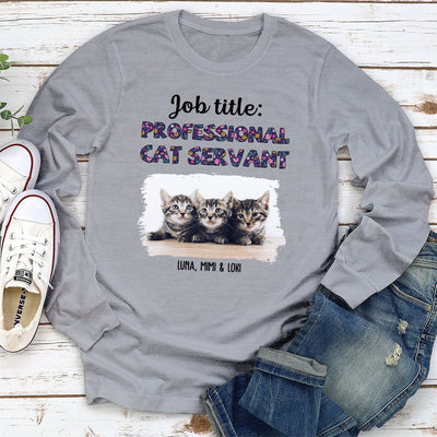 Professional Cat Servant - Personalized Custom Long Sleeve T-shirt