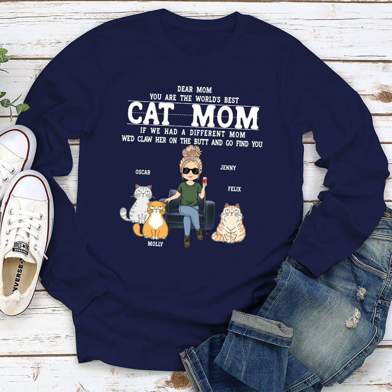 Claw Her On The Butt And Go Find You - Personalized Custom Long Sleeve T-shirt