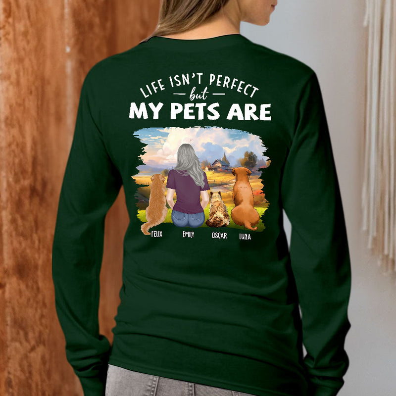 Perfect Dog Cat - Personalized Custom Long Sleeve T-shirt