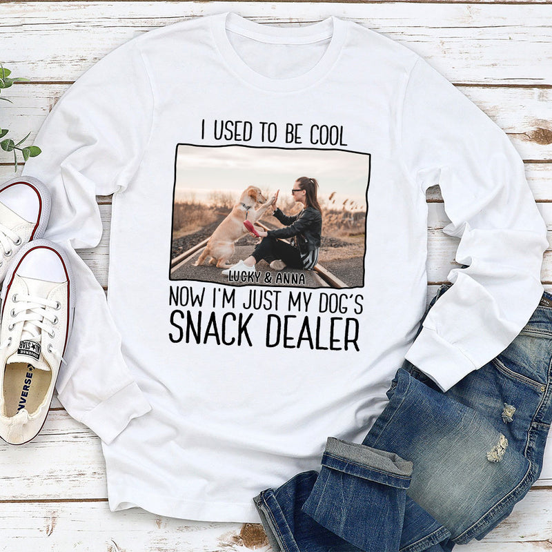 Just A Snack Dealer Photo - Personalized Custom Long Sleeve T-shirt