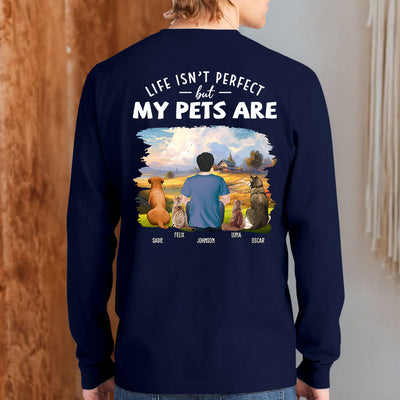 Perfect Dog Cat - Personalized Custom Long Sleeve T-shirt