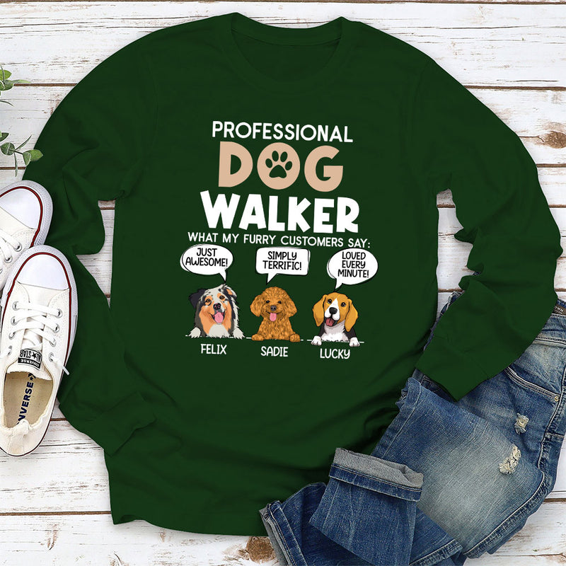 My Furry Customer - Personalized Custom Long Sleeve T-shirt