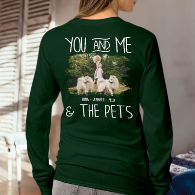 You Me Dogs Photo - Personalized Custom Long Sleeve T-shirt