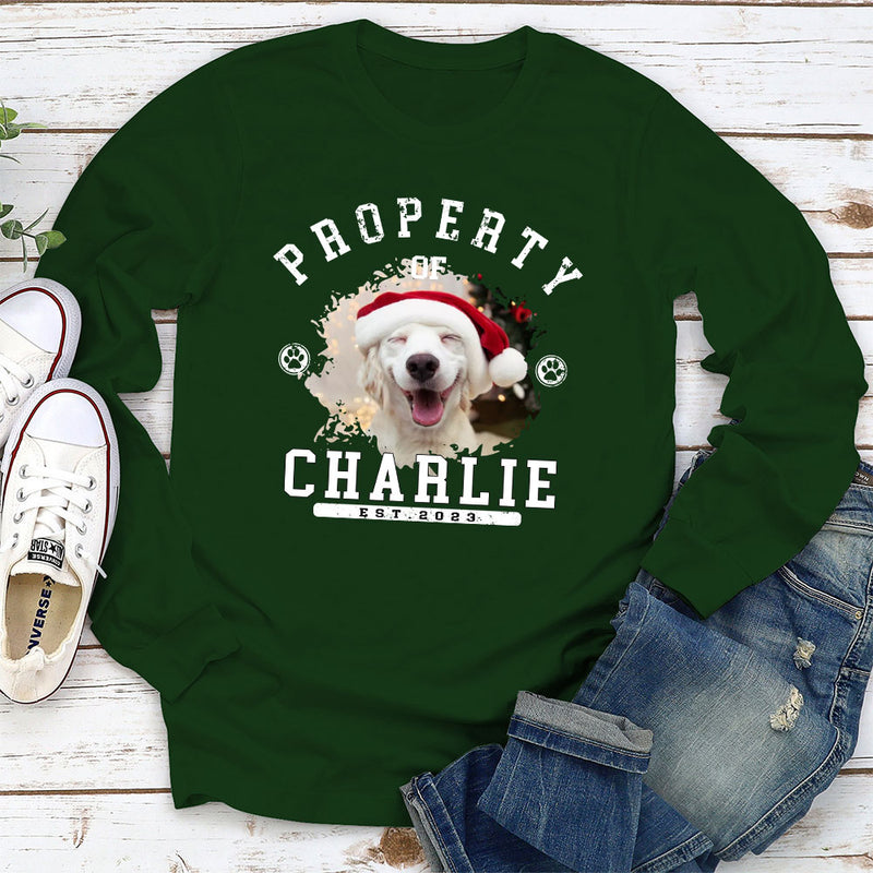 Pet Property - Personalized Custom Long Sleeve T-shirt