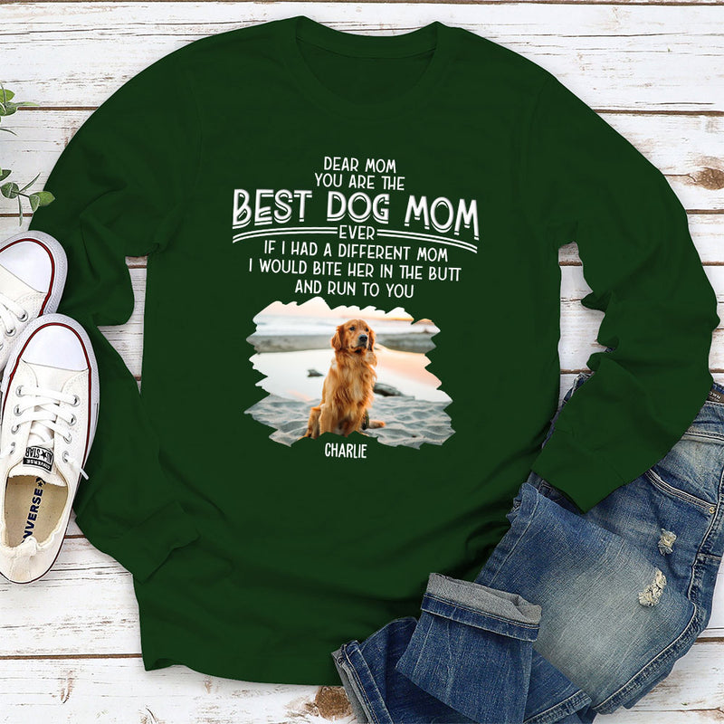 You Are The Best Dog Dad - Personalized Custom Long Sleeve T-shirt