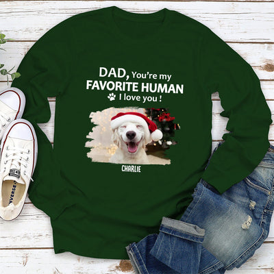 To My Human - Personalized Custom Long Sleeve T-shirt