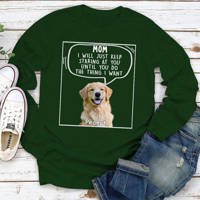 I Will Just 2 - Personalized Custom Long Sleeve T-shirt