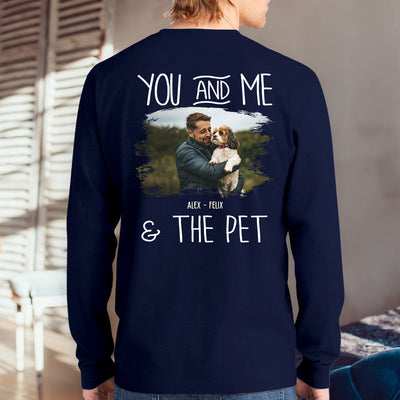 You Me Dogs Photo - Personalized Custom Long Sleeve T-shirt