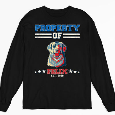 This Is Property Of - Personalized Custom Long Sleeve T-shirt