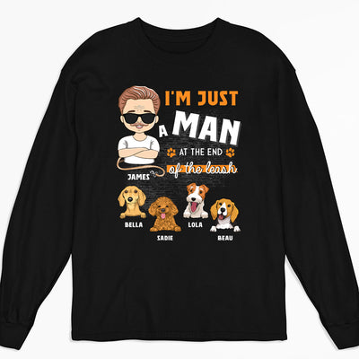 Just A Man - Personalized Custom Long Sleeve T-shirt